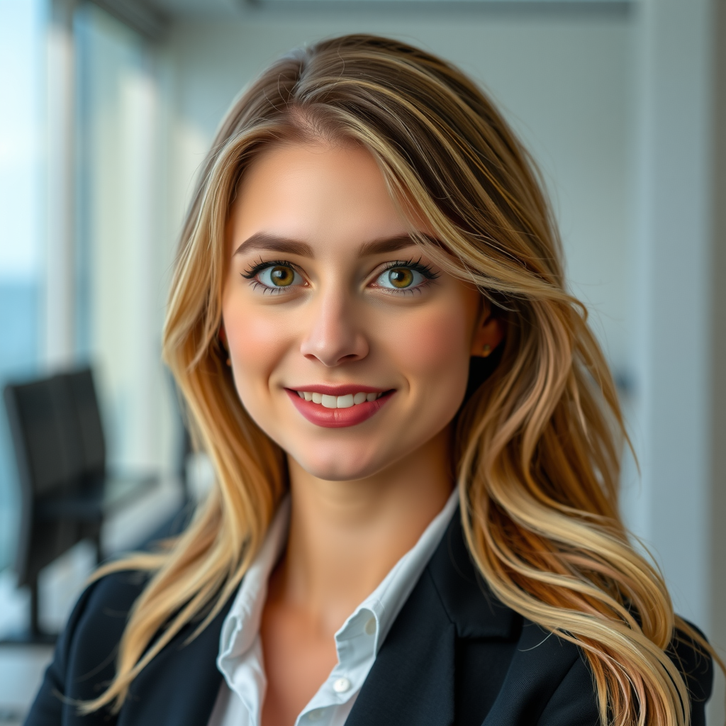 Porträt von Anna Schmidt, Datenanalystin, professionelles Businessfoto einer jungen Datenexpertin